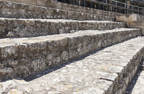 圆形剧场文化法国阿维尼翁古代两神寺庙的石头脚步古物图片