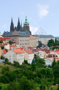 著名的旅游遗产圣维图斯大教堂捷克布拉格城堡图片