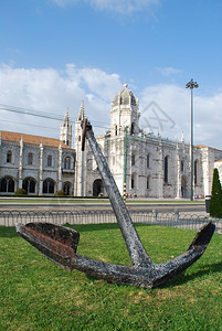 纪念碑曼努埃尔诺葡萄牙里斯本的著名程碑式纪念奖章文化图片