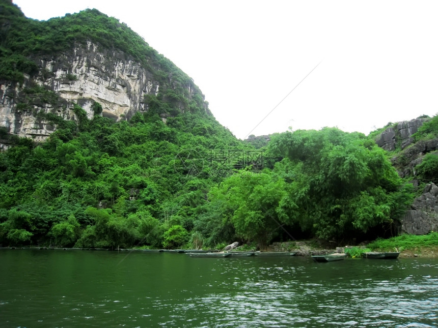 越南宁平TrangAnNinhBinh风景优美水挂图片