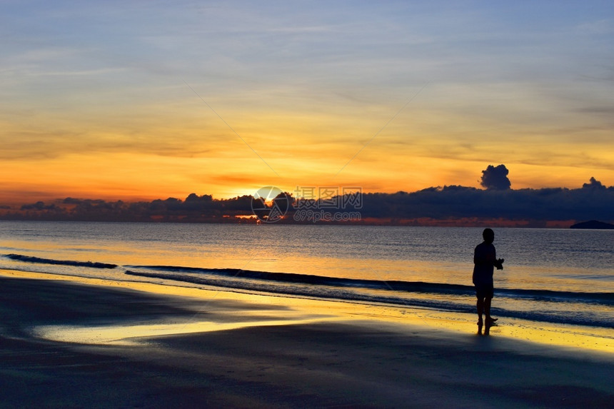 异国情调娱乐旅游热带海滩泰国SunSet泰国走图片