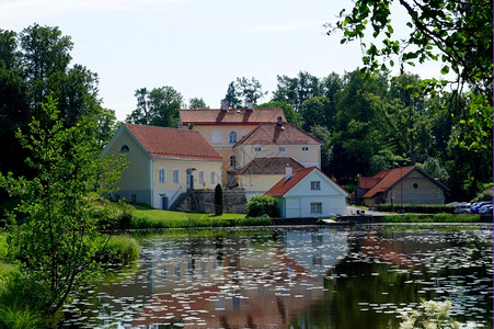 结构体爱沙尼亚北部18世纪Vihula庄园水结石图片