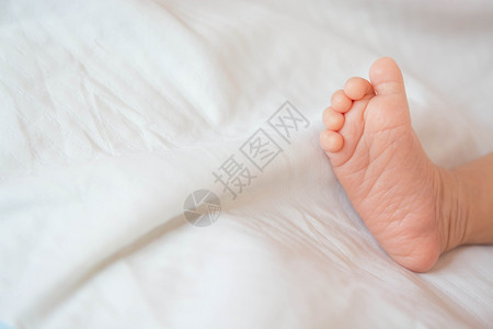 脚丫子美丽母亲婴儿脚新生图片