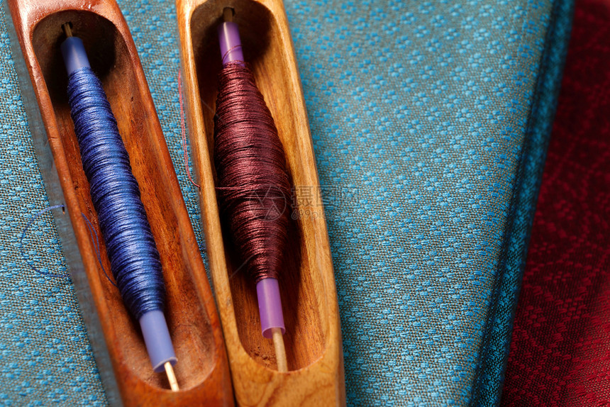 木制的工艺用于丝织纺品生产的木制编织穿梭飞机造业图片