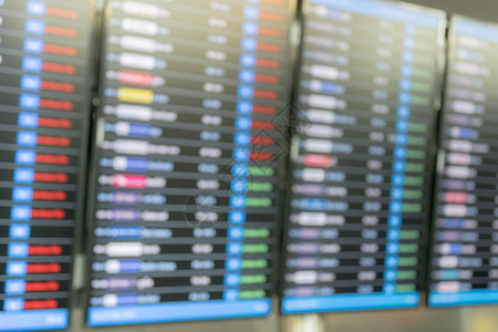 延迟离开国际苏瓦纳布胡密机场的客运航班屏幕桌子图片