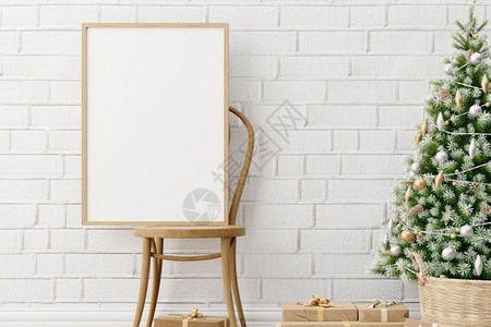 圣诞装饰空白相框图片