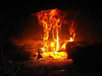 火柴在炉中燃烧抽象行星插图图片