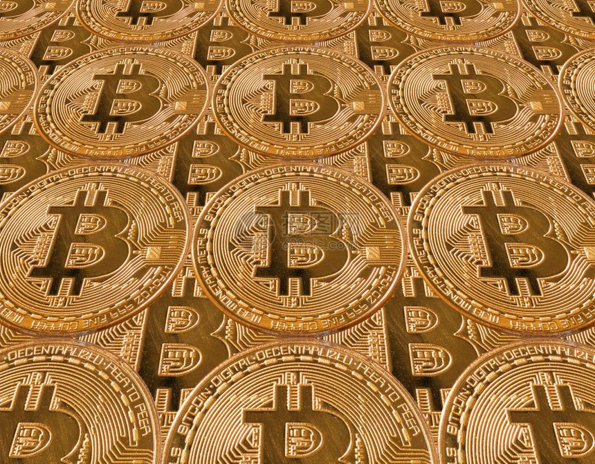 Bittcoins模型式加密货币和分离概念商业人曼谷图片