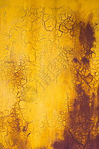 抽象的黄色和紫有裂缝刮痕的黄色紫框架的图片