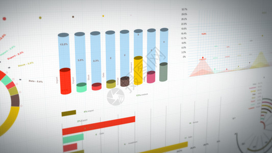 条形数据4k一套设计商业和市场数据分析报告的设计业务和市场数据分析与报告动画包括信息图条形统计表和商业统计市场数据和资料布局计算的术统数背景