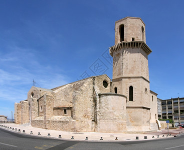法国马赛的圣洛朗古老教堂历史的地标欧洲图片