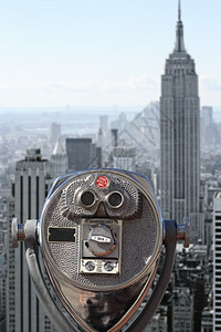 新的风景照片指向曼哈顿市中心地标图片