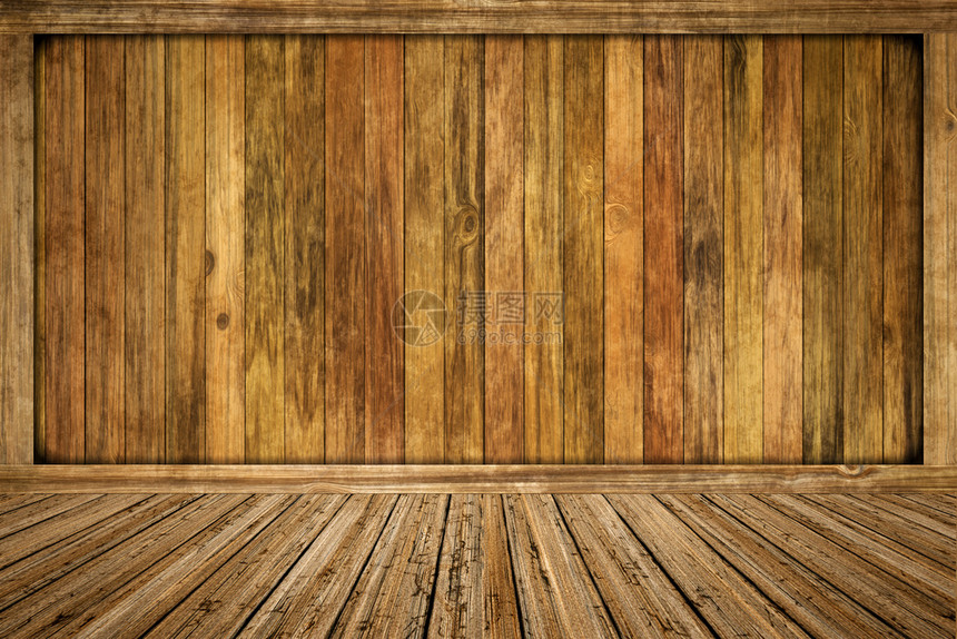 家2d空木制房插图粗糙的墙图片