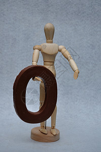 玩具工艺一个巧克力零号的木制艺术模特头饰灵活的图片