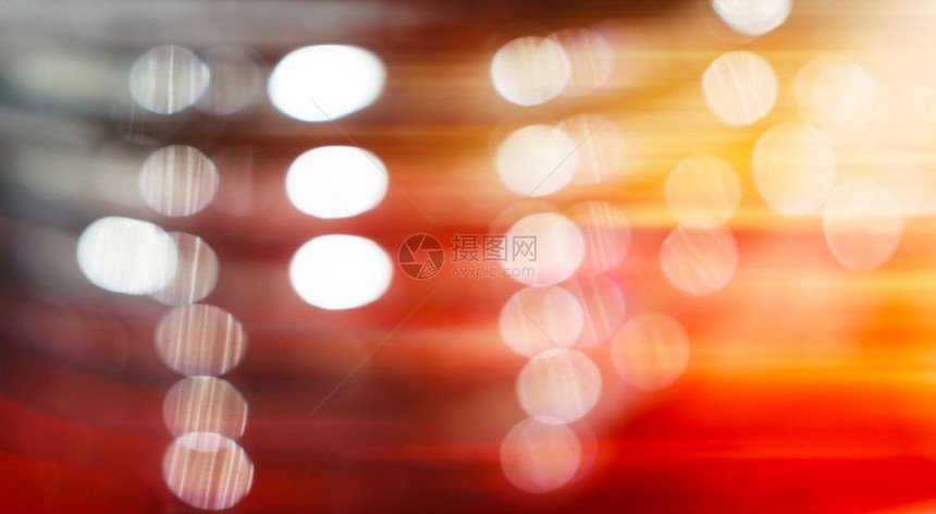 技术场景门户14水平直线橙色红bokeh有光泄漏背景图片
