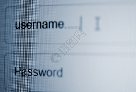 用户名密码以互联网浏览器中的用户名和密码栏登录页面关闭LCD屏幕LCD入口电脑安全背景