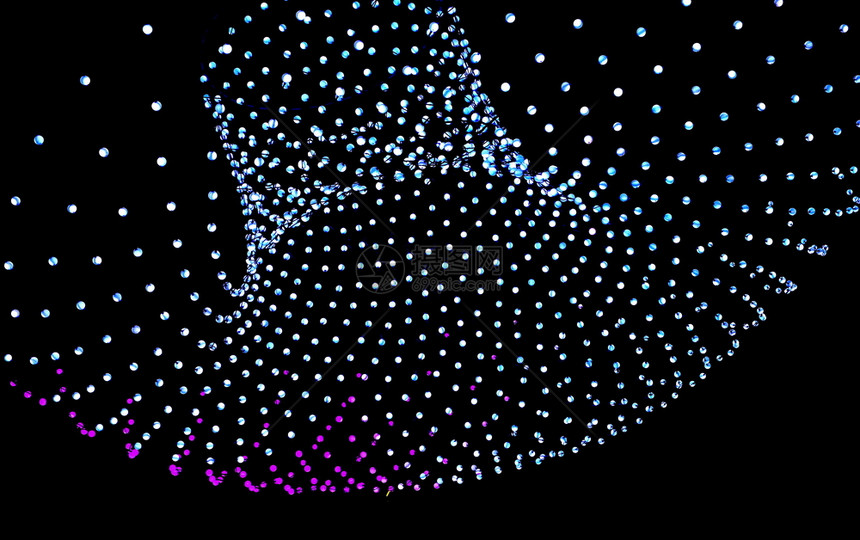 墙纸艺术的辉光阿姆斯特丹灯节圆网彩图片