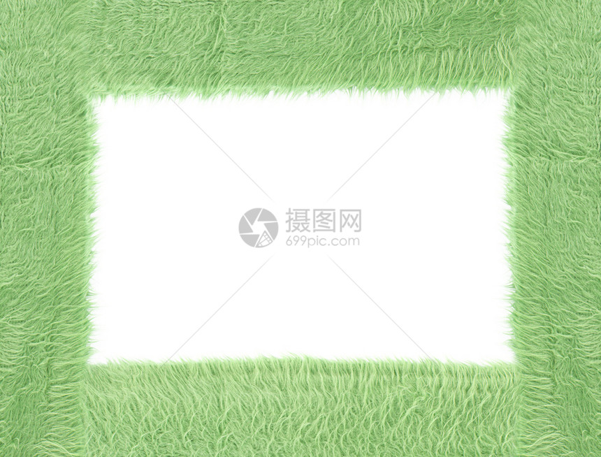 纤维白色背景的绿布料纹理框架模式Name颜色自然图片
