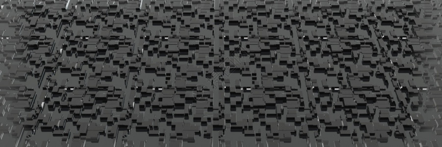抽象几何数字深黑区块背景3d几何的艺术动画片图片