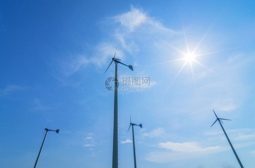 塔泰国Phitechaburi省电站风能涡轮机台供应景观图片