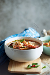 TomYumKung炒虾汤好吃食物美图片
