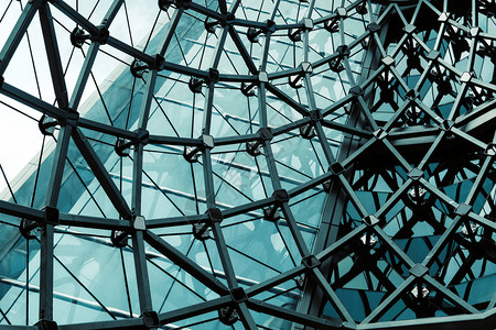 现代玻璃建筑结构详细图象SM摩天大楼高的行业图片