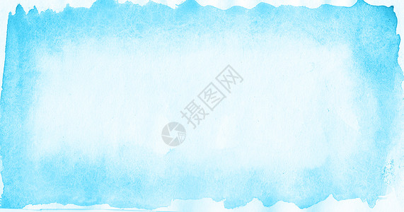 海报柔软的蓝色水彩背景中的天空色画在湿白纸背景上的软纹身蓝水彩画摘要横幅壁纸浅蓝色水颜背景抽象的背景图片