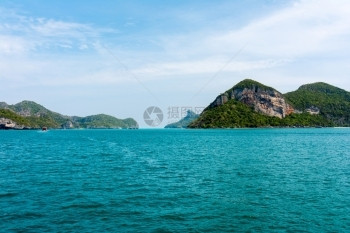 Angthong海洋公园泰国苏拉塔尼市KohSamui苏梅岛树泻湖图片