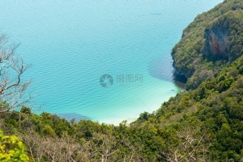 苏梅蓝色的Angthong海洋公园泰国苏拉塔尼市KohSamui热带图片