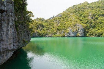 夏天Angthong海洋公园泰国苏拉塔尼市KohSamui国民田园诗般的图片