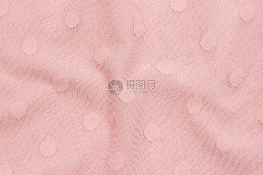 透气的粉色装饰织物网状以圆形模式作为背景或纹理材料粉色装饰织物网状以圆形模式作为背景或纹理样本材料粉彩结构体图片