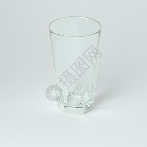 满的空Glass收藏白背景水杯子图片