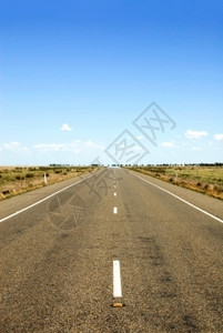 澳大利亚新南威尔士西澳大利亚一条孤独的乡村公路户外车道小图片