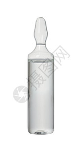 药品液体anmpule白色背景上孤立的小瓶专业图片