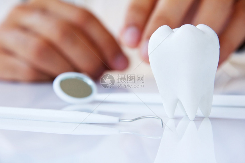 保护牙齿概念图片