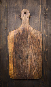 木制生锈背景的旧木板顶端视图接近处多于厨师切碎图片
