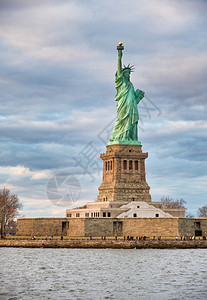 复制岛绿色自由女神像纽约市图片