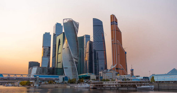 俄罗斯莫斯科国际商务中心城市图片