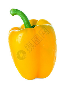绿色黄胡椒生的可口图片