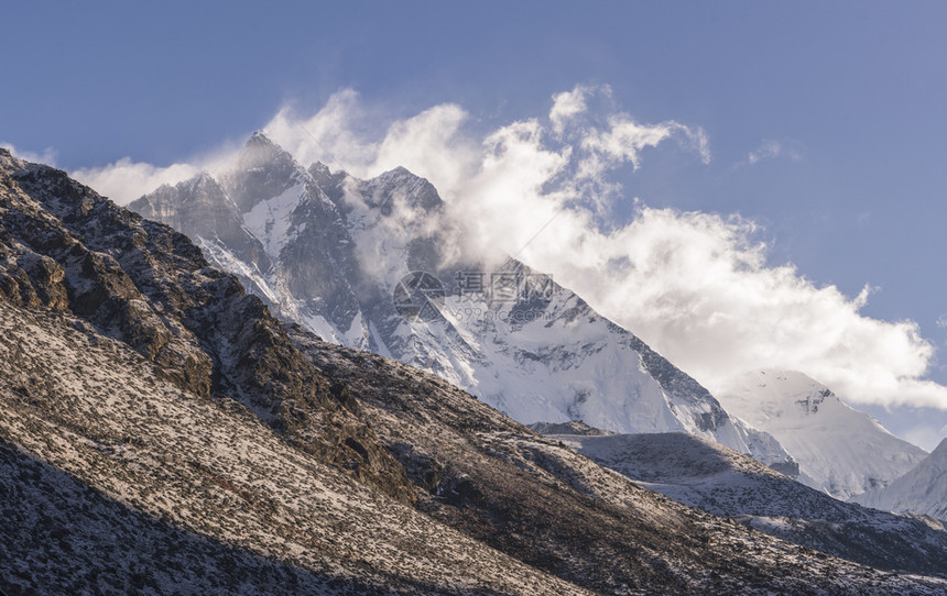 昆布地区旅行尼泊尔丁波切珠穆朗玛峰大本营跋涉洛子峰图片