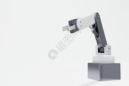 科学制造业自动化3D机器人臂D投影的40个概念动画图片