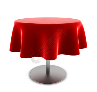 白色圆桌空的圆桌会议3d白背景的圆桌3d插图餐厅防锈的设计图片