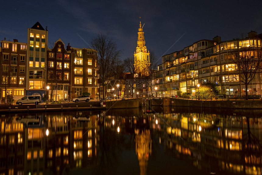 阿姆斯特丹的城市风景图片