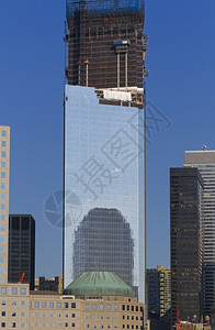 地标纽约市天线和街头观景风塔图片