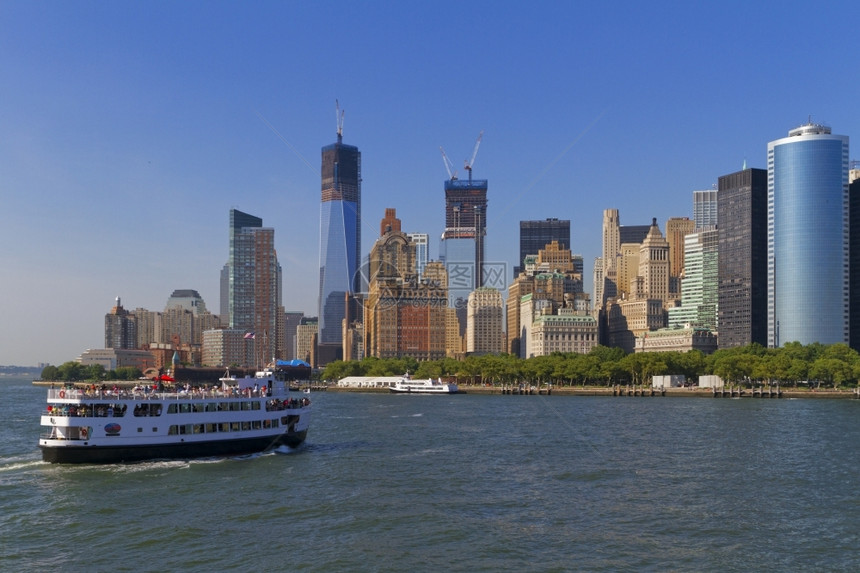纽约市天线和街头观景金融的办公室中央图片