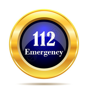 诊所救援12个紧急图标白色背景的互联网按钮事故图片