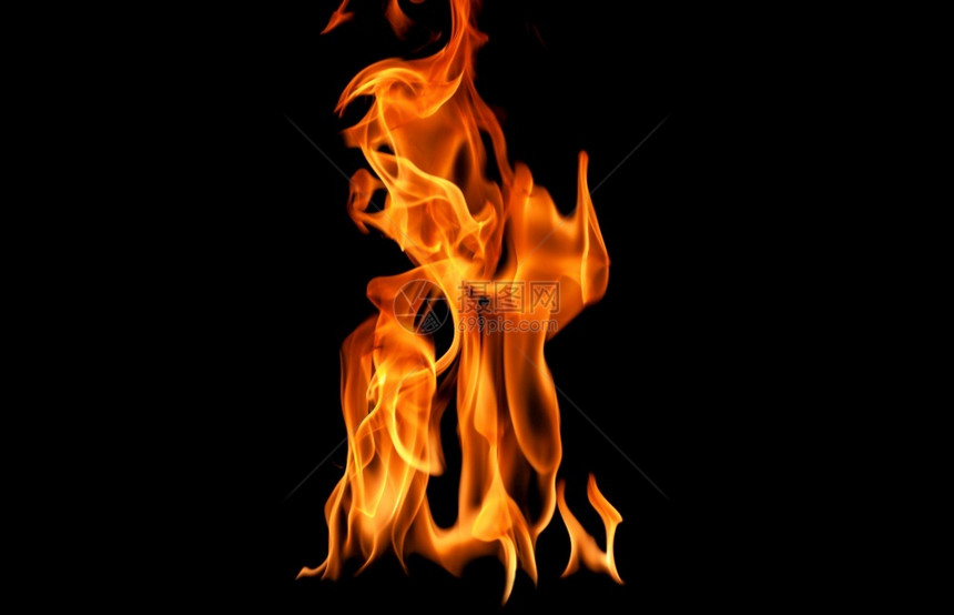 背景的火焰抽象摘要B炽盛篝火墙图片