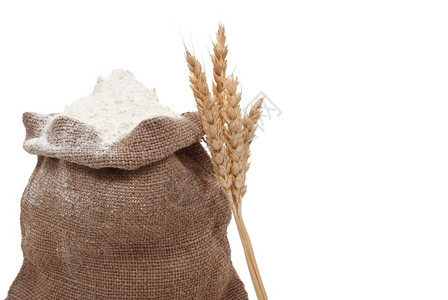 面粉和小麦耳朵行业团体秋天图片