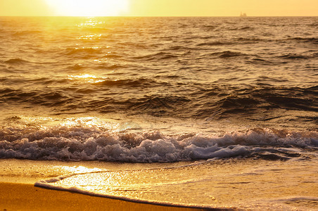 海上夕阳落日图片