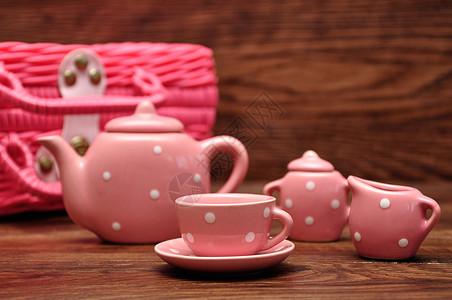 粉色陶瓷茶杯图片